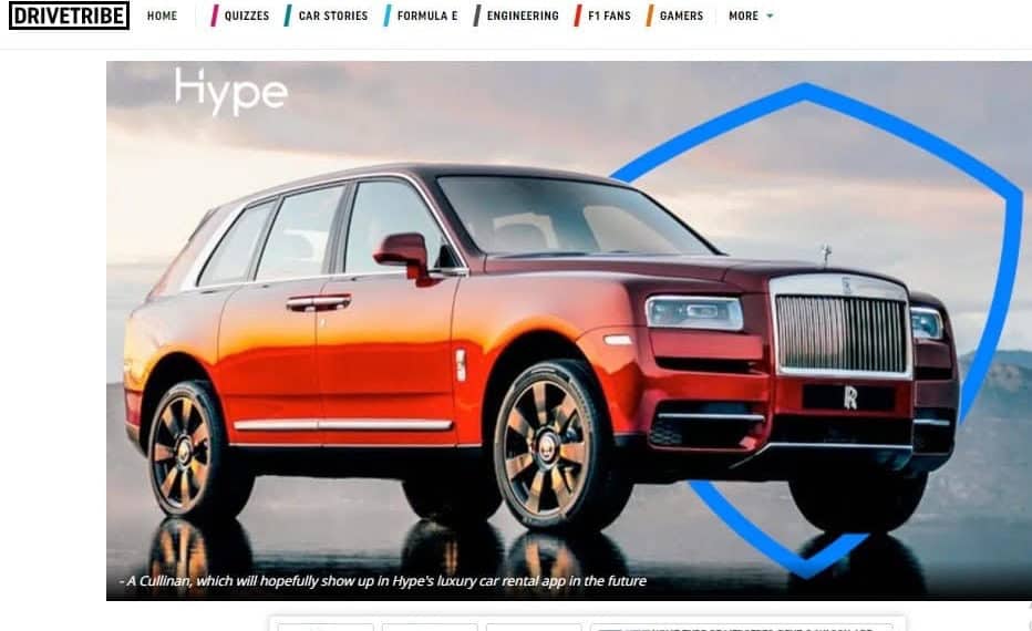 FANCY RENTING A ROLLS-ROYCE OR A LAMBORGHINI?