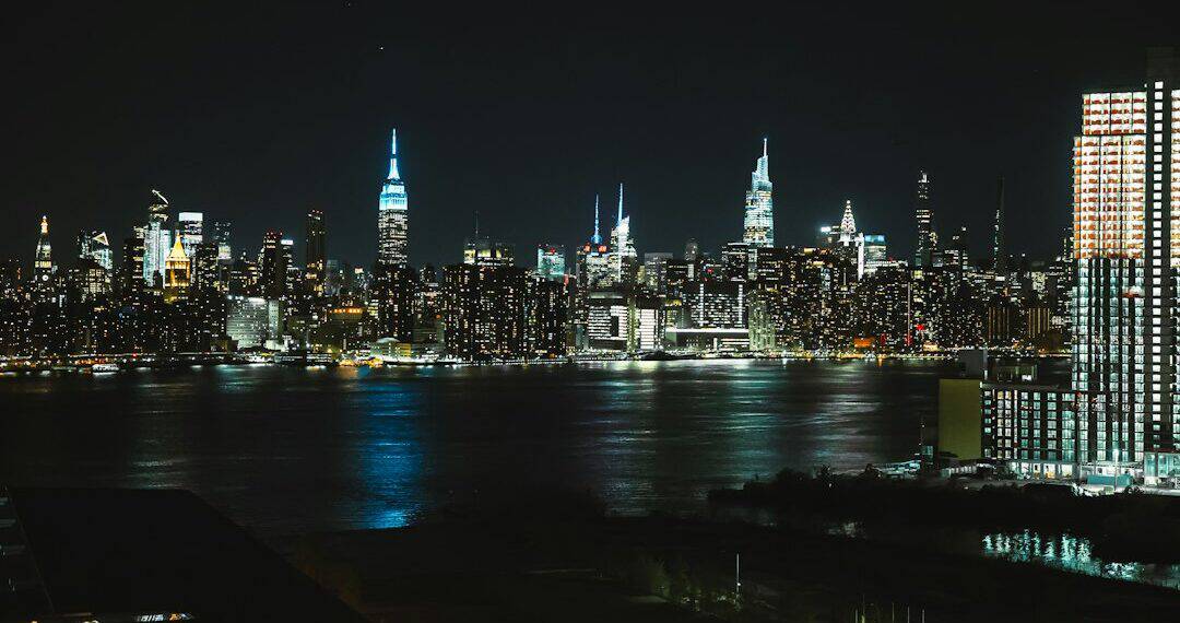 Luxury penthouse city skyline night view — Hype Luxury