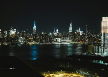 Luxury penthouse city skyline night view — Hype Luxury